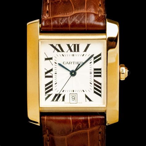 cartier square watch tank|vintage cartier tank francaise watch.